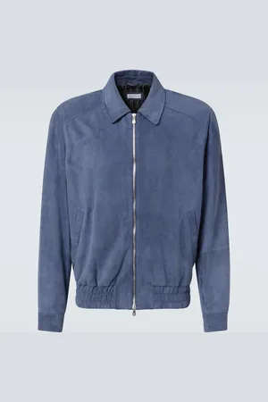 Brunello Cucinelli Suede bomber jacket