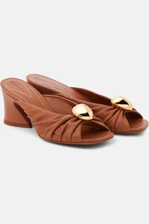 ZIMMERMANN Gleam 65 leather mules