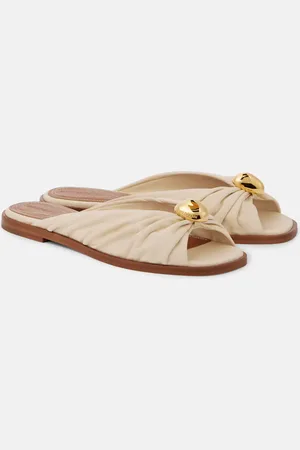 ZIMMERMANN Gleam leather slides