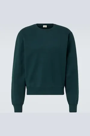Saint Laurent Cassandre cotton fleece sweatshirt