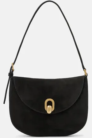 SAVETTE Tondo Small suede shoulder bag
