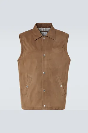 Brunello Cucinelli Suede vest