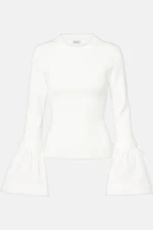Simkhai Agata ruffled top
