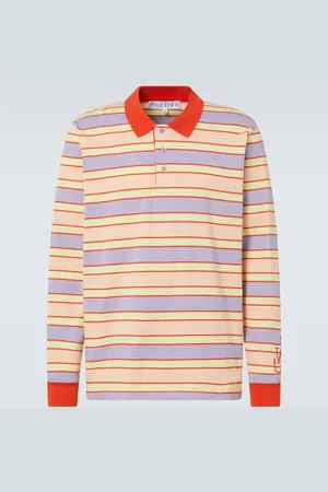 J.W.Anderson Striped cotton polo shirt