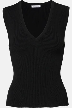 VERONICA BEARD Sid ribbed-knit top