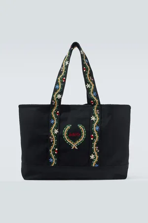 BODE Alpineflower sequined tote bag