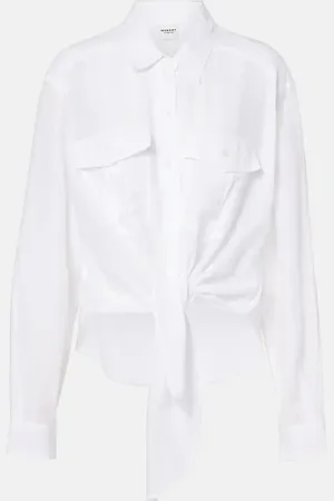 Marant Etoile Nath cotton-blend top