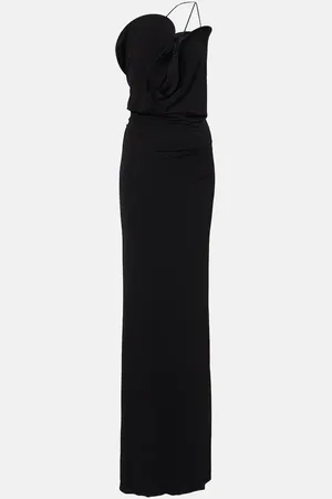 CHRISTOPHER ESBER Asymmetric jersey midi dress