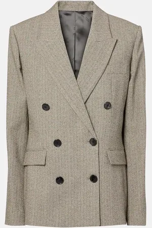 Isabel Marant Irma plaid cotton-blend blazer