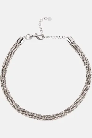 Self-Portrait X Christopher Kane embellished choker
