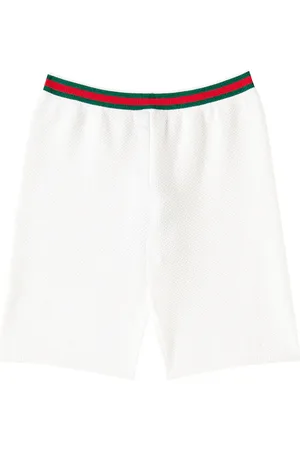 Gucci Printed cotton Bermuda shorts
