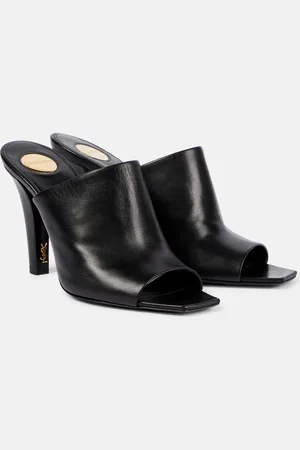 Saint Laurent Jill 95 leather mules