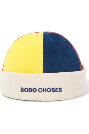 Bobo Choses Colorblocked cotton corduroy hat
