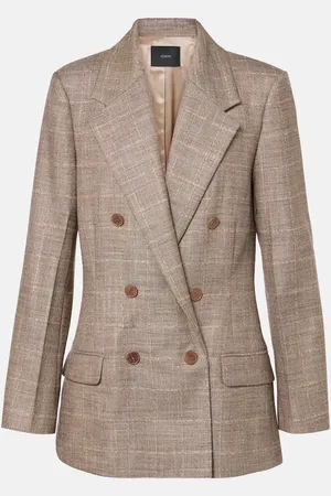 Joseph Castel checked wool-blend blazer