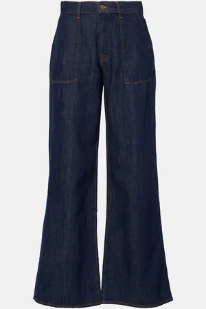 7 for all Mankind Lotta high-rise wide-leg jeans