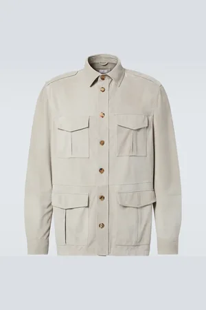 Brunello Cucinelli Suede overshirt
