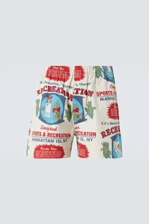 BODE Enrichment cotton printed shorts