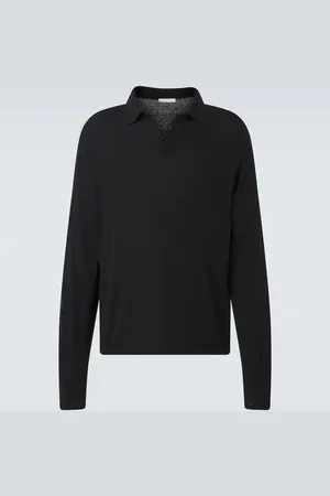 The Row Stafford silk polo shirt
