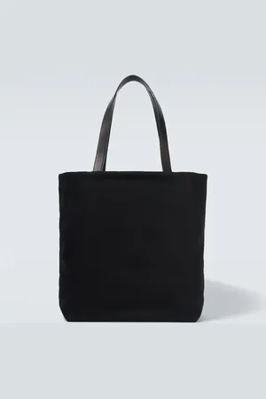 The Row Armory leather-trimmed tote bag