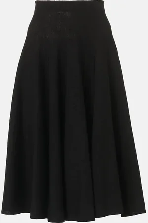 The Row Jaliah linen and cotton-blend midi skirt