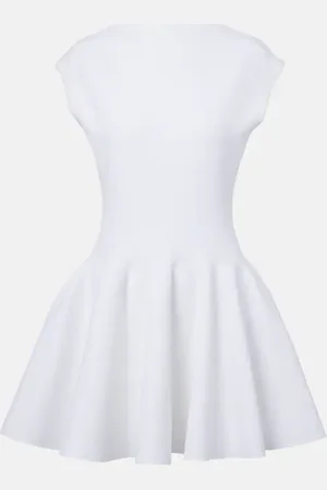 Alaïa AlaÃ¯a Pleated minidress