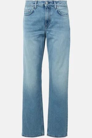 Totême Faded low-rise straight jeans