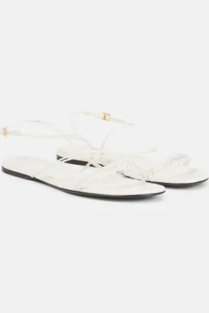 Khaite Loop leather sandals