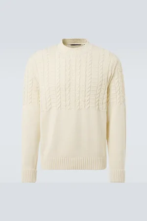Dunhill Cable-knit cotton sweater