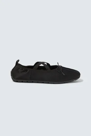 Simone Rocha Grip satin ballet flats