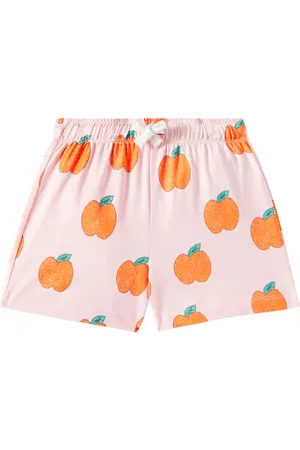 Tiny Cottons Apples printed cotton jersey shorts