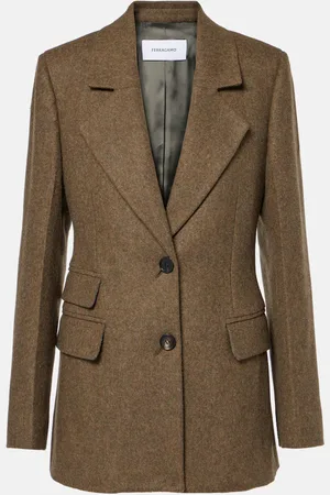 Salvatore Ferragamo Virgin wool flannel blazer