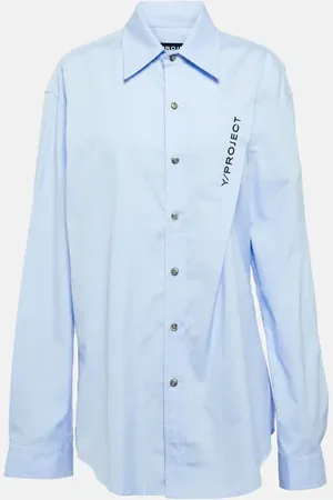 Y / PROJECT Logo cotton shirt