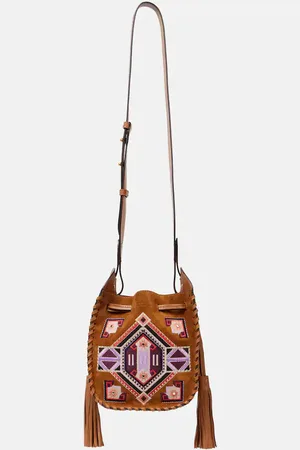 Isabel Marant Silao Mini suede and leather bucket bag