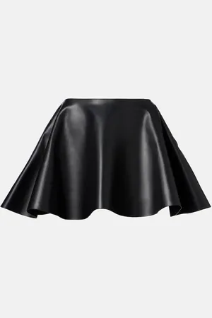 J.W.Anderson Circle leather miniskirt