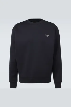 Prada Cotton-blend jersey sweatshirt