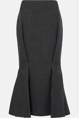 Prada Wool midi skirt