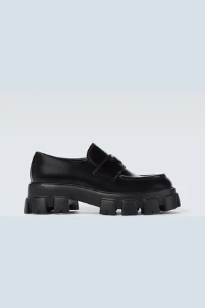 Prada Monolith leather loafers