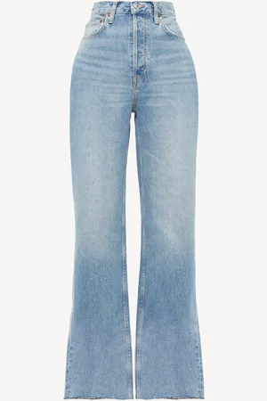 RE/DONE High-rise wide-leg jeans