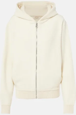 Loro Piana Cocooning wool and cashmere bomber jacket
