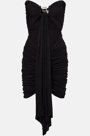 CHRISTOPHER ESBER Bezel Quartz gathered minidress