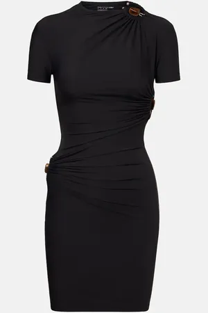 CHRISTOPHER ESBER Orbit ruched minidress