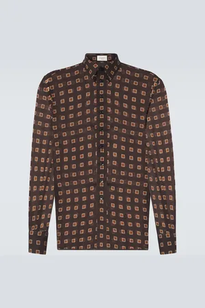 Saint Laurent Printed wool shirt