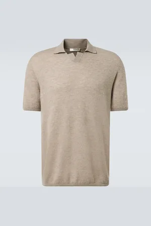 The Row Isao cashmere polo shirt