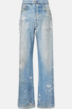 Acne Studios Trompe lâoeil sequined straight pants