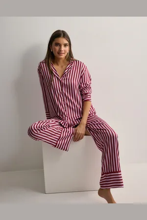 Hunkemöller - Pj Ls Satin Print