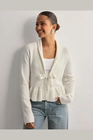 Nelly - Flounce Tie Knit Cardigan
