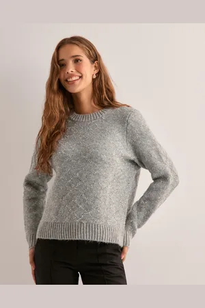 ONLY - Onlalba L/S Glitter O-Neck Cc Knt