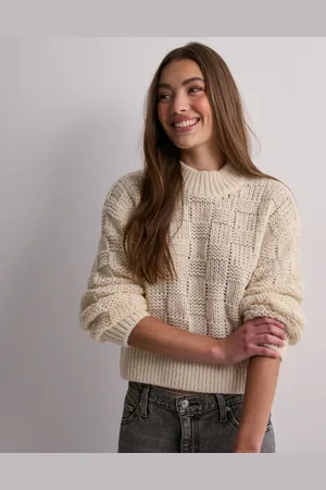 JDY - ally Life L/S Highneck Check Pul