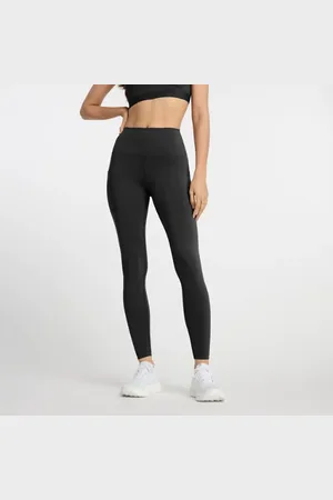 New Balance Kvinnor NB Sleek Pocket High Rise Legging 27" i Black Poly sticka