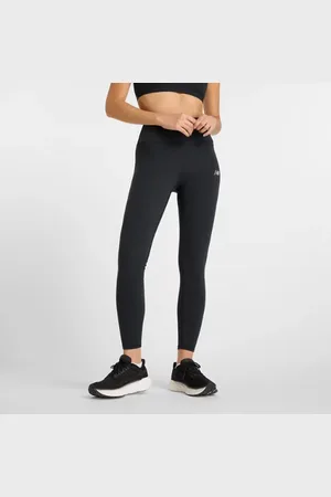 New Balance Kvinnor NB Harmony High Rise Legging 27" i Black Poly sticka